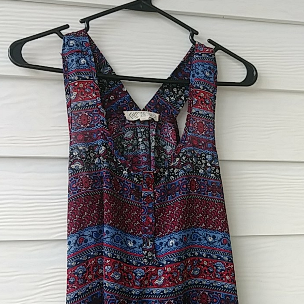 Pink Rose tank top Women's Size Large